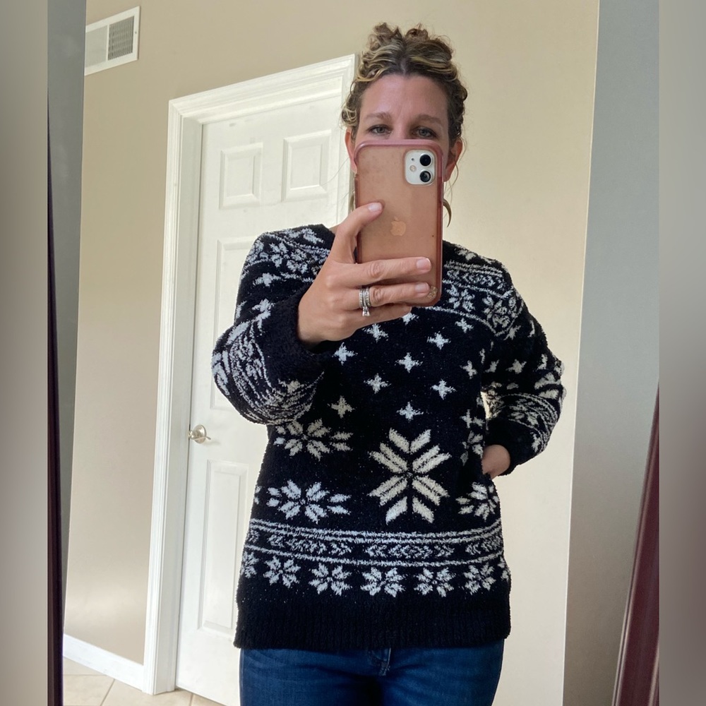 COPY - Barefoot Dreams cozy chic sweater; size L